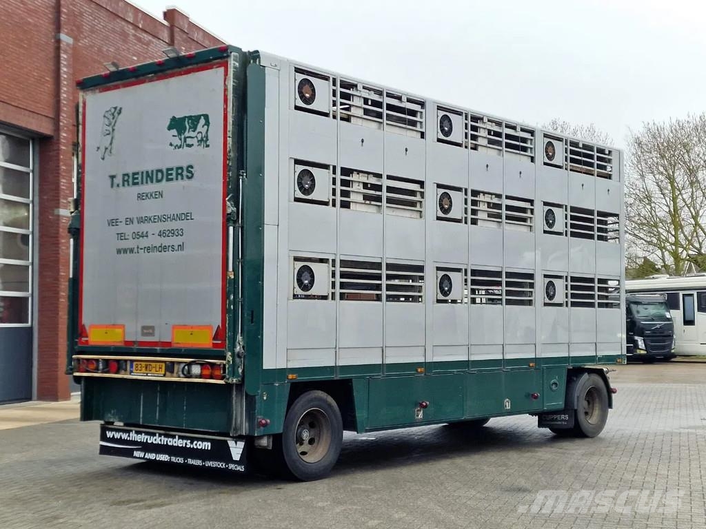 Cuppers LVA 10-10 AL 3 deck livestock trailer - BPW Axle - Dzīvnieku transportēšanas piekabes
