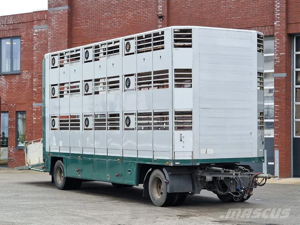 Cuppers LVA 10-10 AL 3 deck livestock trailer - BPW Axle - Dzīvnieku transportēšanas piekabes