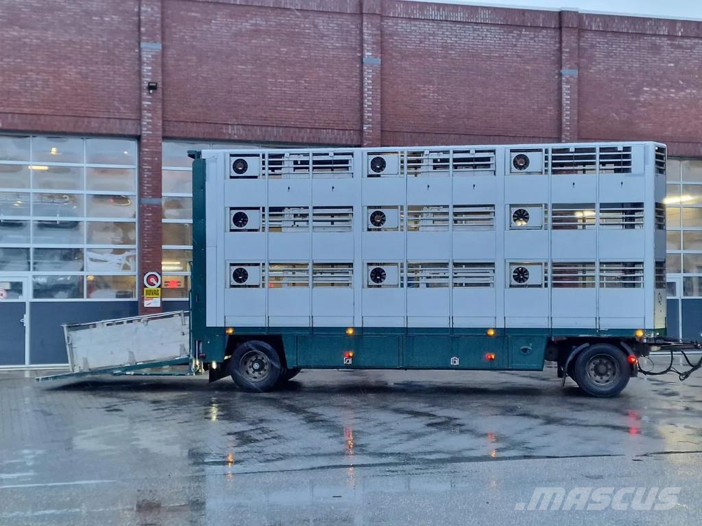 Cuppers LVA 10-10 AL 3 deck livestock trailer - BPW Axle - Dzīvnieku transportēšanas piekabes