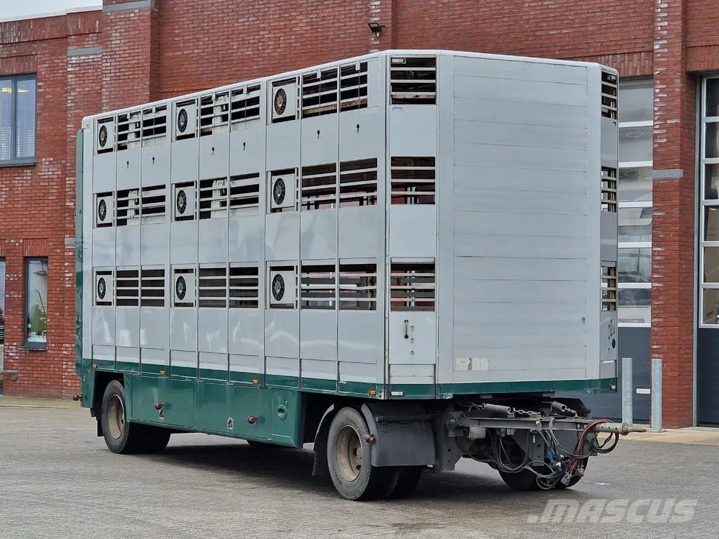 Cuppers LVA 10-10 AL 3 deck livestock trailer - BPW Axle - Dzīvnieku transportēšanas piekabes