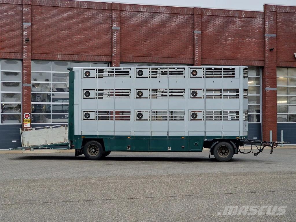 Cuppers LVA 10-10 AL 3 deck livestock trailer - BPW Axle - Dzīvnieku transportēšanas piekabes