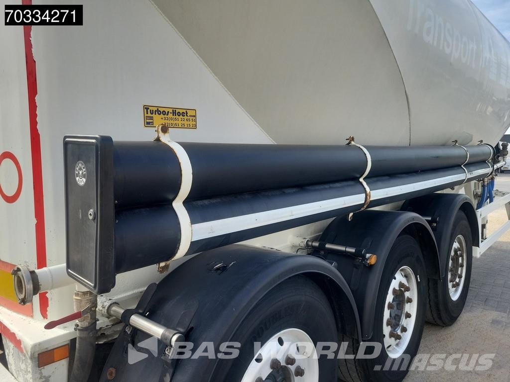  Turbos-Hoet APK 03-2027 39.000 Ltrs Lift Axle Ceme Semi remorque citerne
