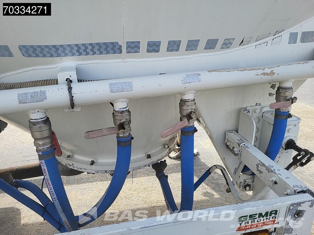  Turbos-Hoet APK 03-2027 39.000 Ltrs Lift Axle Ceme Semi remorque citerne