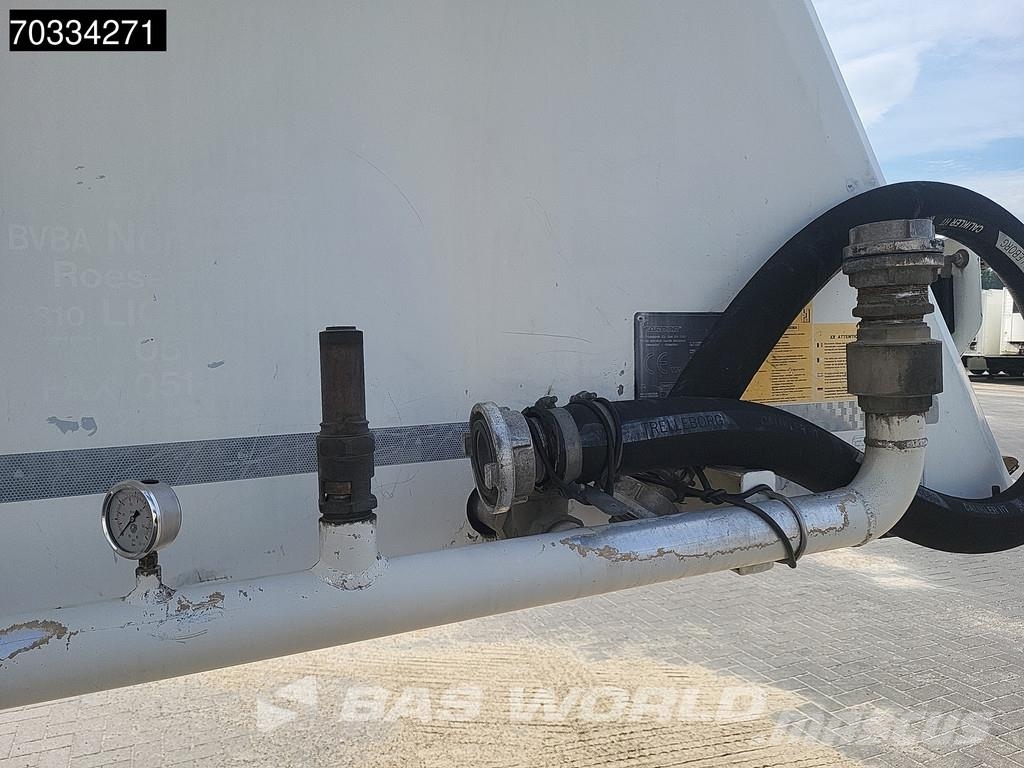  Turbos-Hoet APK 03-2027 39.000 Ltrs Lift Axle Ceme Semi remorque citerne