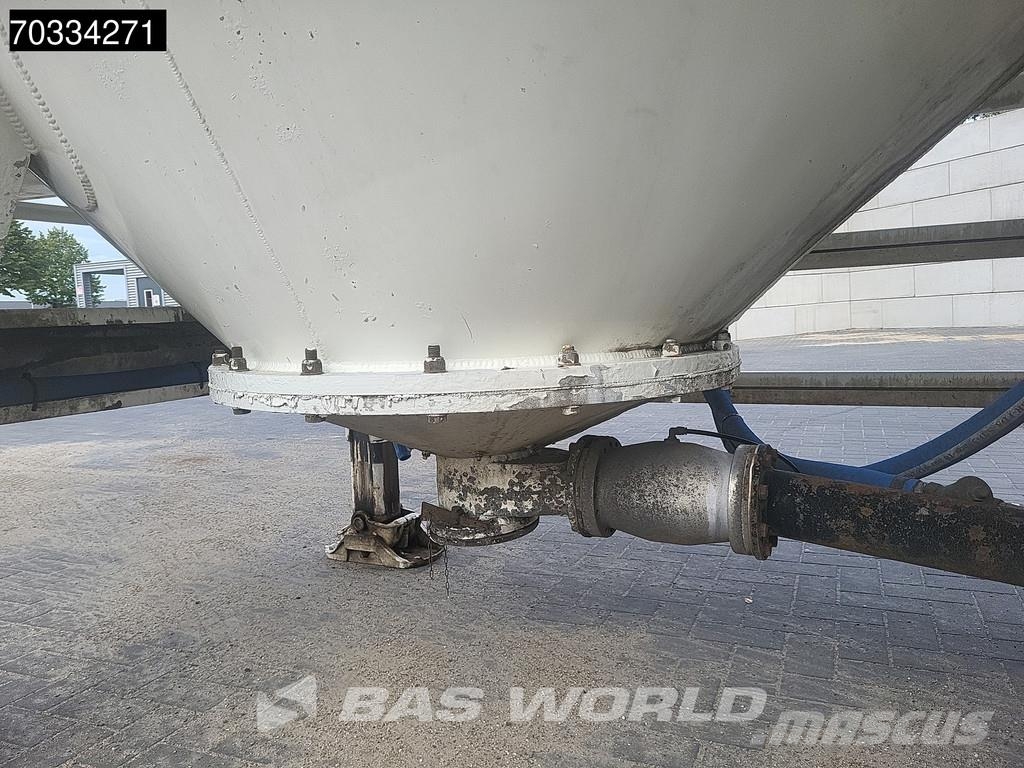 Turbos-Hoet APK 03-2027 39.000 Ltrs Lift Axle Ceme Semi remorque citerne