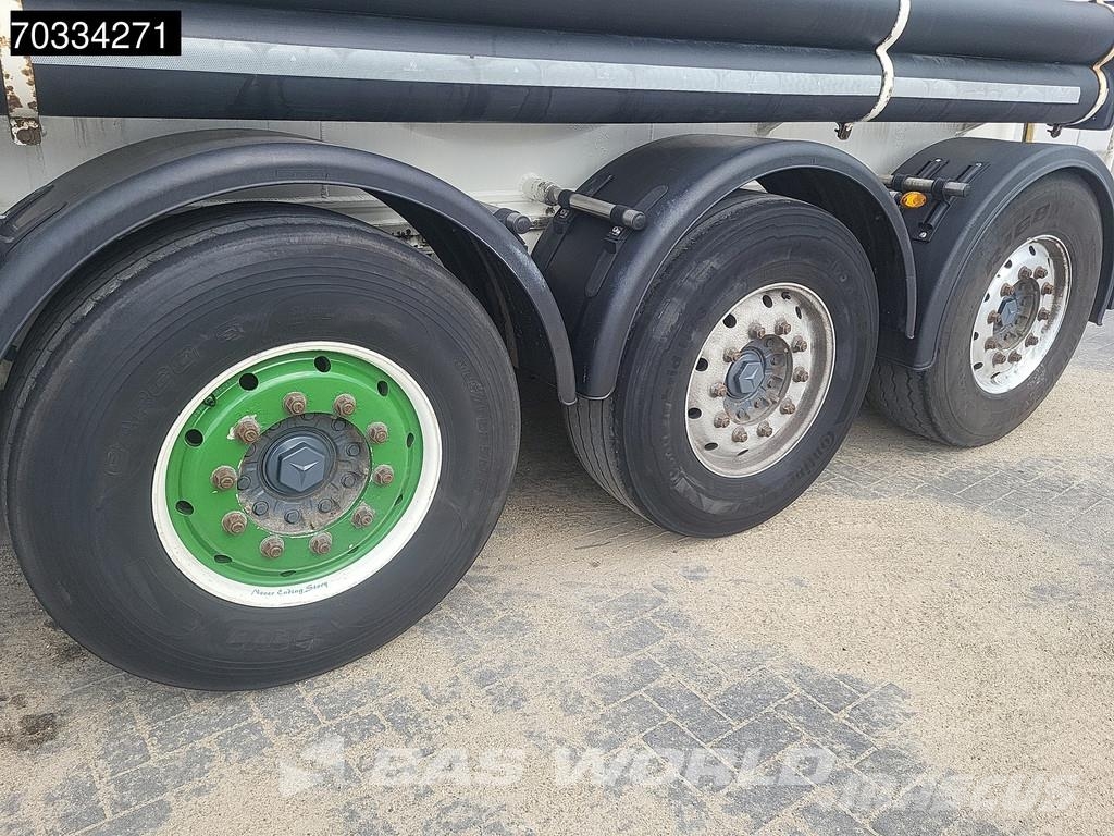  Turbos-Hoet APK 03-2027 39.000 Ltrs Lift Axle Ceme Semi remorque citerne