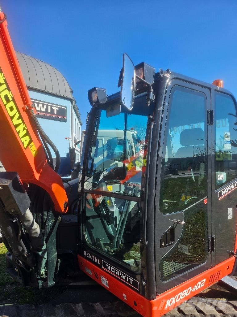 Kubota KX080-4α2 Midigraafmachines 7t - 12t