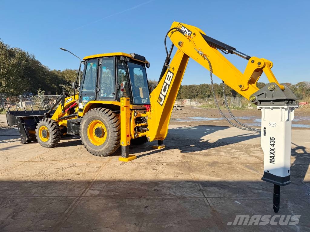 JCB 3DX / 3CX Plus 4WD - 4/1 Bucket + Hammer Kazıcı yükleyiciler - beko loder