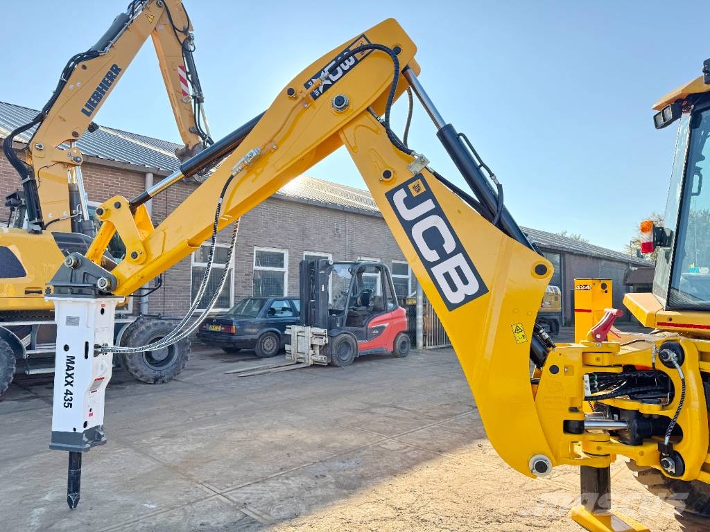 JCB 3DX / 3CX Plus 4WD - 4/1 Bucket + Hammer Kazıcı yükleyiciler - beko loder