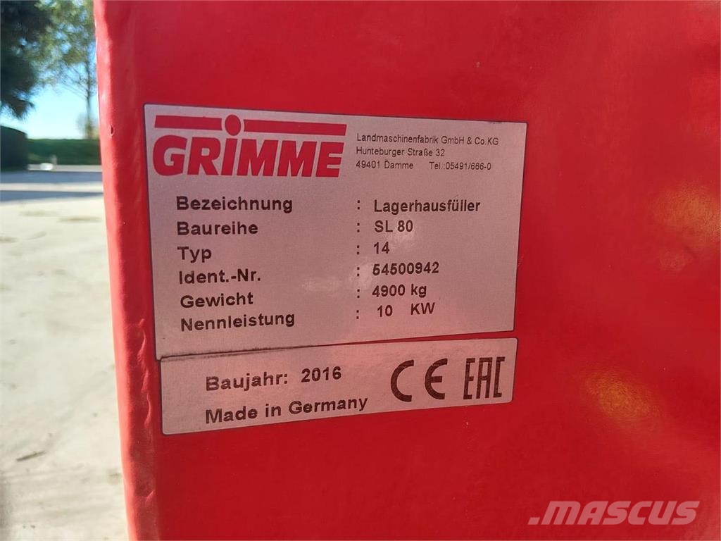 Grimme SL 80-14 Förderbänder