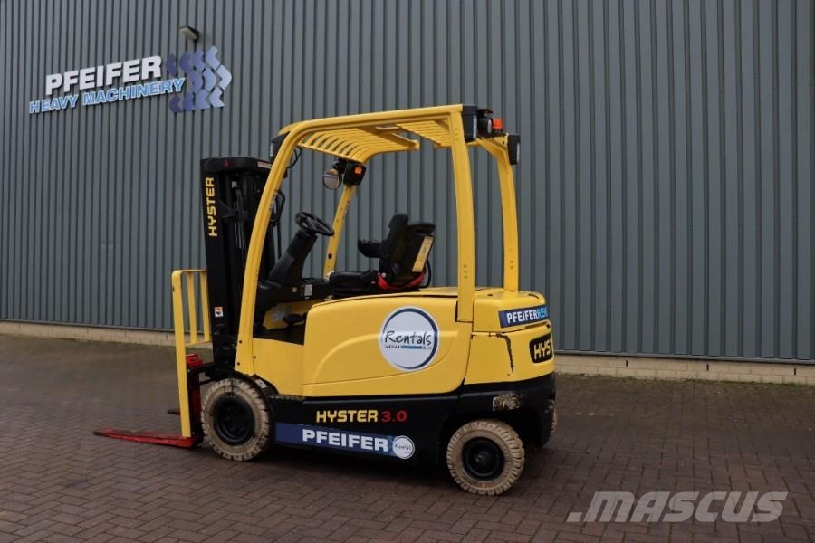 Hyster J3.0XN Valid inspection, *Guarantee! 3t Electric F Diesel forklifts