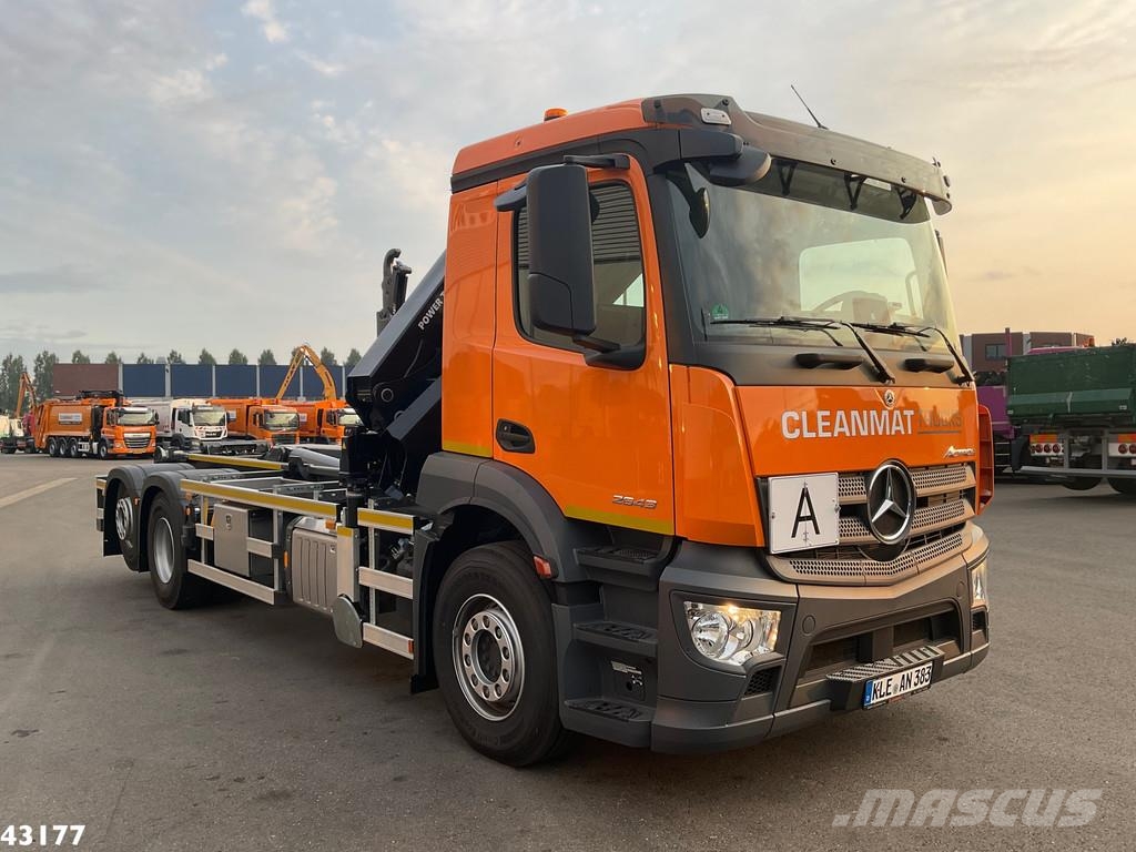 Mercedes-Benz Actros 2643 Euro 6 HMF 23 Tonmeter laadkraan Камиони с кран с кука