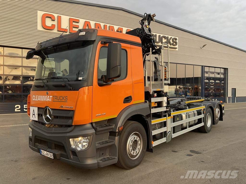 Mercedes-Benz Actros 2643 Euro 6 HMF 23 Tonmeter laadkraan Камиони с кран с кука