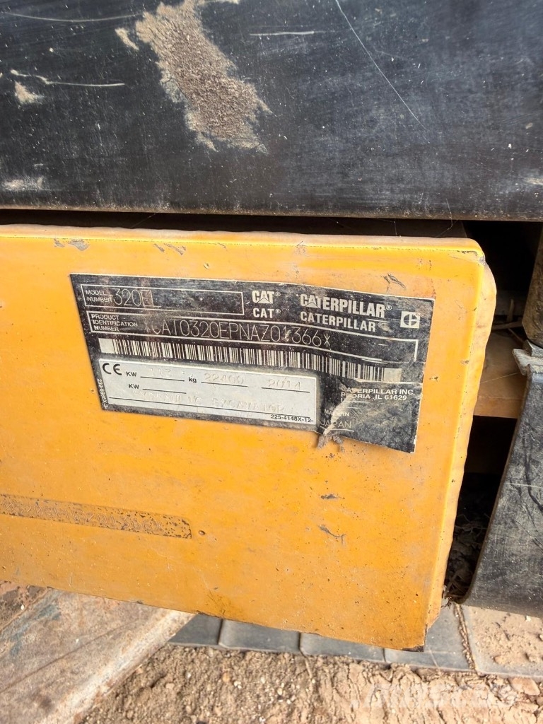 CAT 320 EL Rupsgraafmachines