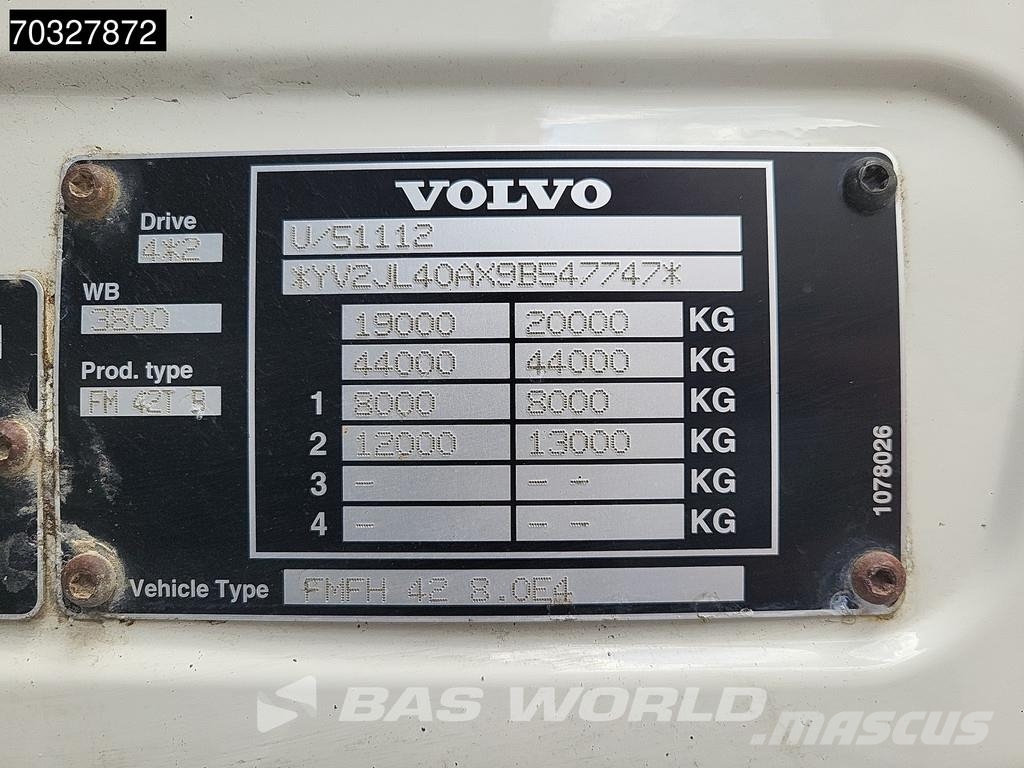 Volvo FM 300 4X2 APK 03-2027 HMF 1510 K5 Crane Kran Remo Camiones tractor