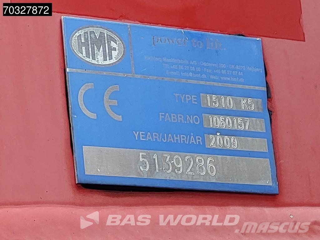 Volvo FM 300 4X2 APK 03-2027 HMF 1510 K5 Crane Kran Remo Camiones tractor