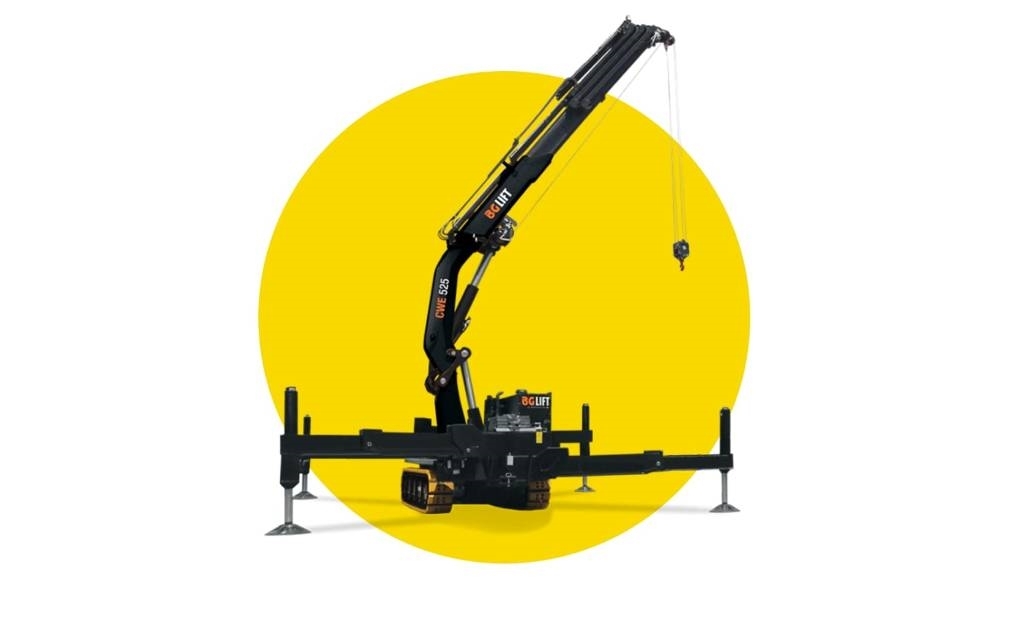BG Lift CWE525 Raupenkran | Kompaktkran | Spinnenkran Rupshijskranen