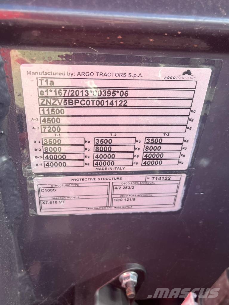 McCormick X 7.618 VT-Drive Traktorer