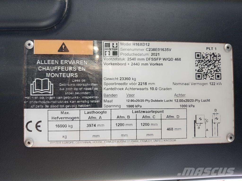 Hyster H16XD12 柴油卡車