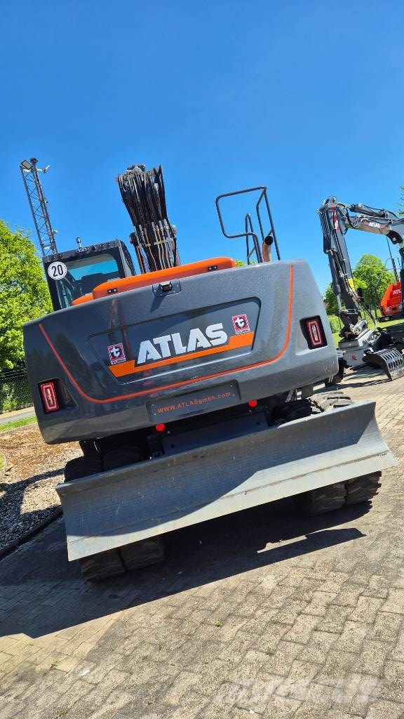 Atlas 155W mit OilQuick OQ65 Mobilbagger