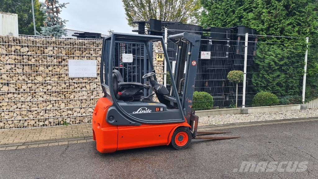 Linde E 14-02, Tripplex bis 4,5 m, Hubkraft 1.400 kg شاحنات ذات رافعات شوكية تعمل بالكهرباء