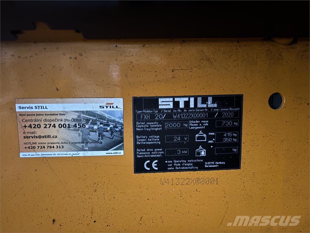 Still FXH-20 //Li-Ion Transpallet uomo a terra