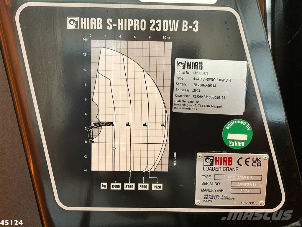 DAF FAQ XD 410 Euro 6 Hiab 23 Tonmeter laadkraan Komunalni tovornjaki