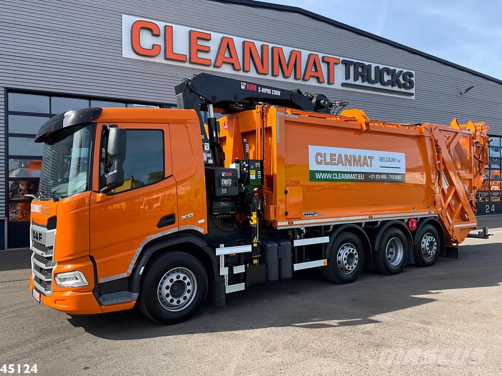DAF FAQ XD 410 Euro 6 Hiab 23 Tonmeter laadkraan Komunalni tovornjaki