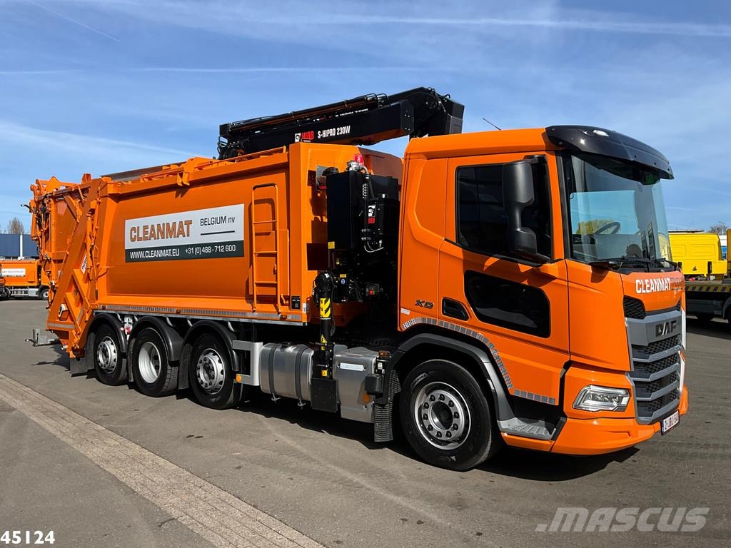 DAF FAQ XD 410 Euro 6 Hiab 23 Tonmeter laadkraan Komunalni tovornjaki