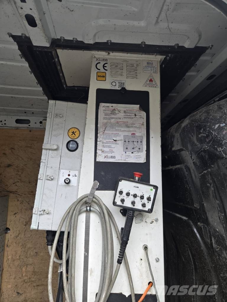 Klubb K38p المنصات الهوائية المثبتة على شاحنة