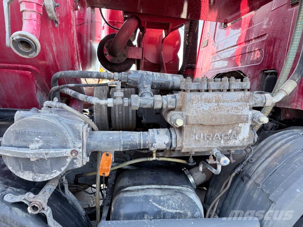 Scania 114G 380 8x2*6 Assmann 13,4 m3 PED Slamsuger Camiones aspiradores/combi