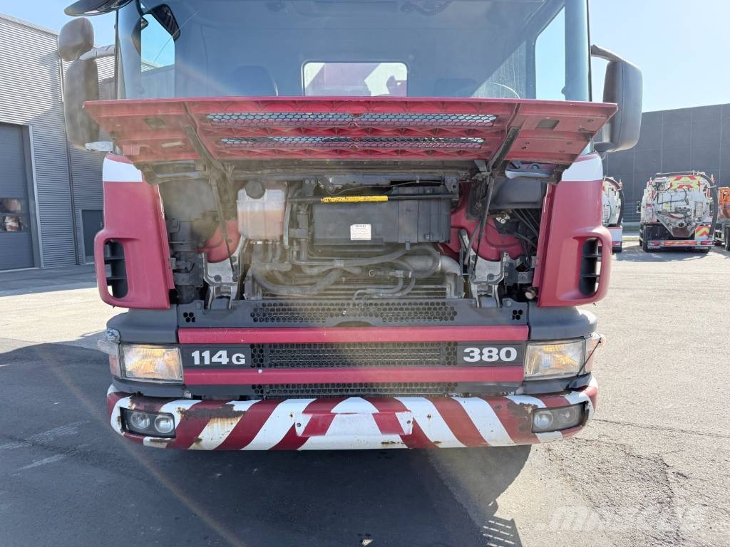 Scania 114G 380 8x2*6 Assmann 13,4 m3 PED Slamsuger Camiones aspiradores/combi