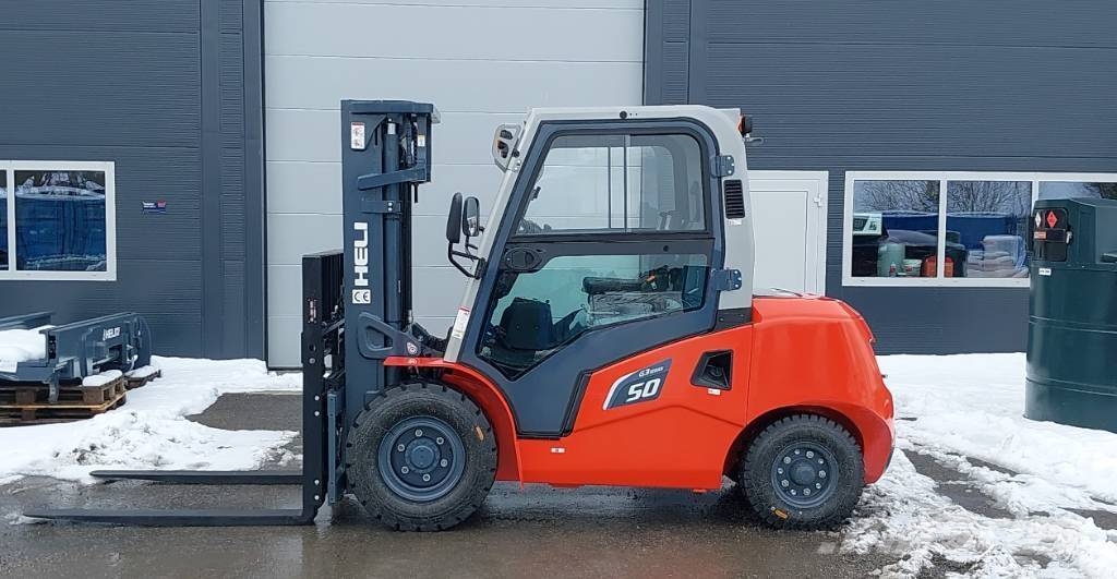 Heli 5,0 tonns diesel - 4,7 m løftehøyde Diesel forklifts