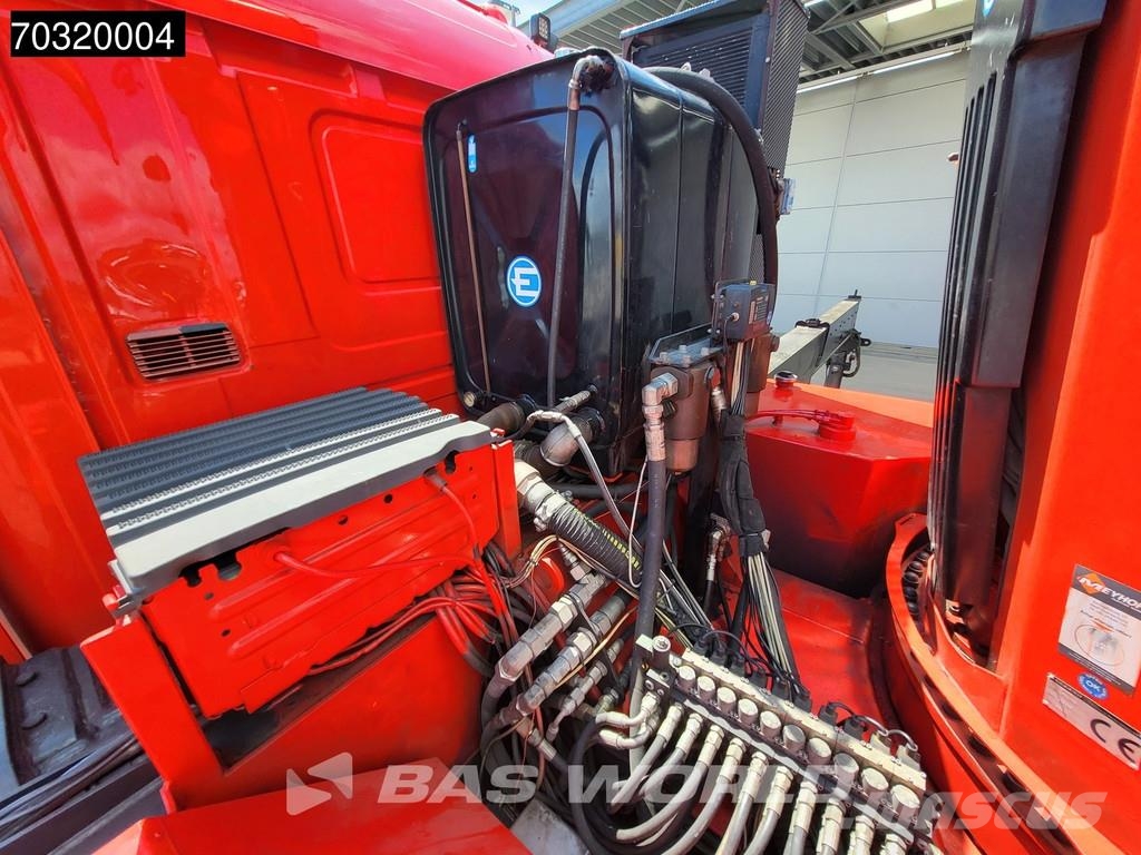 Scania G490 8X4 EFFER 1750/8S + JIB 6S Crane Kran Winch B Вантажівки-платформи/бокове розвантаження