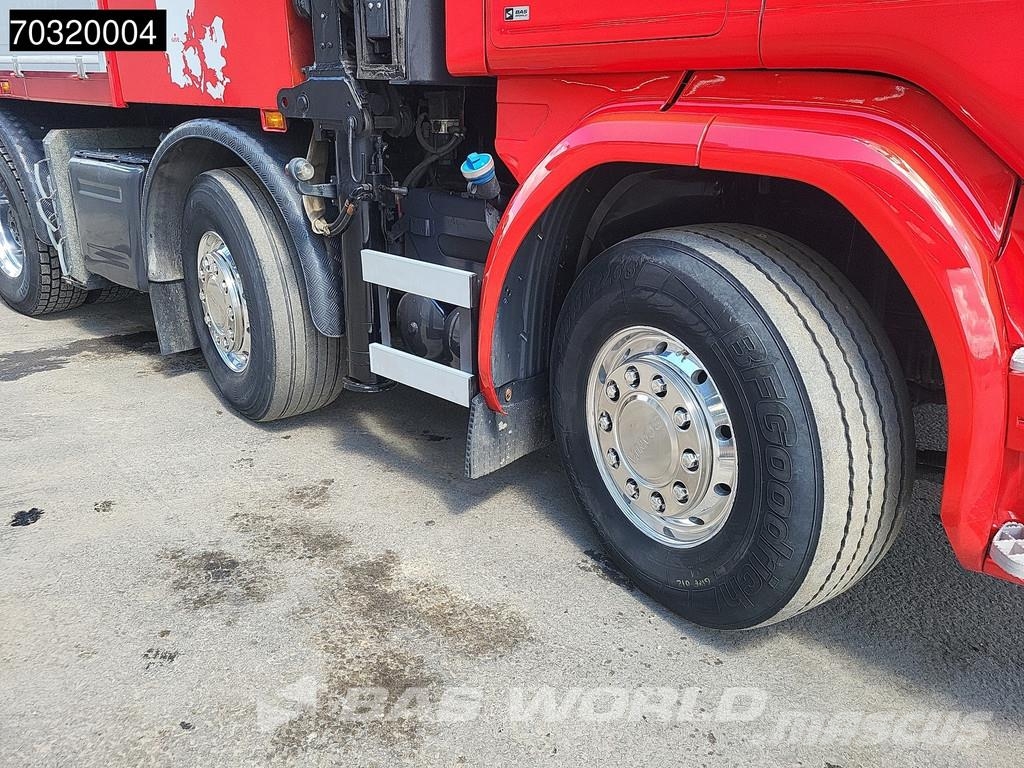 Scania G490 8X4 EFFER 1750/8S + JIB 6S Crane Kran Winch B Camiones de cama baja