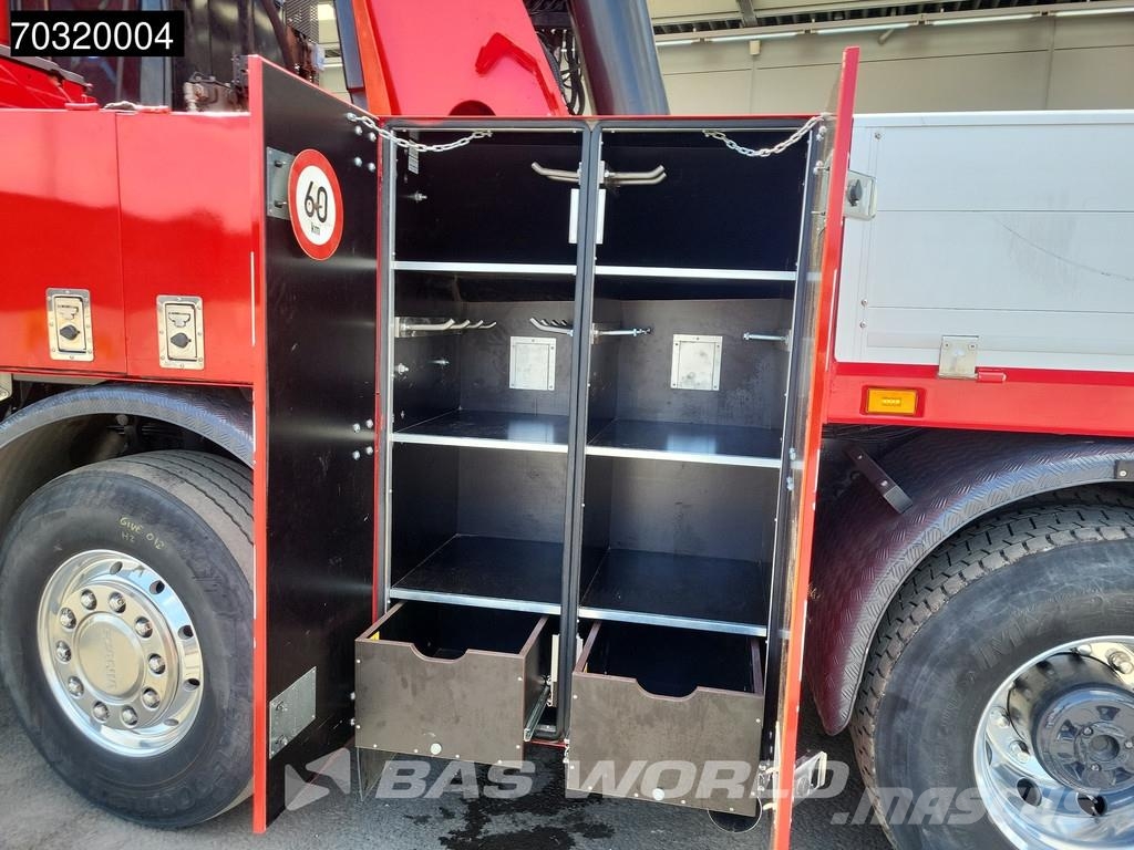 Scania G490 8X4 EFFER 1750/8S + JIB 6S Crane Kran Winch B Camiones de cama baja