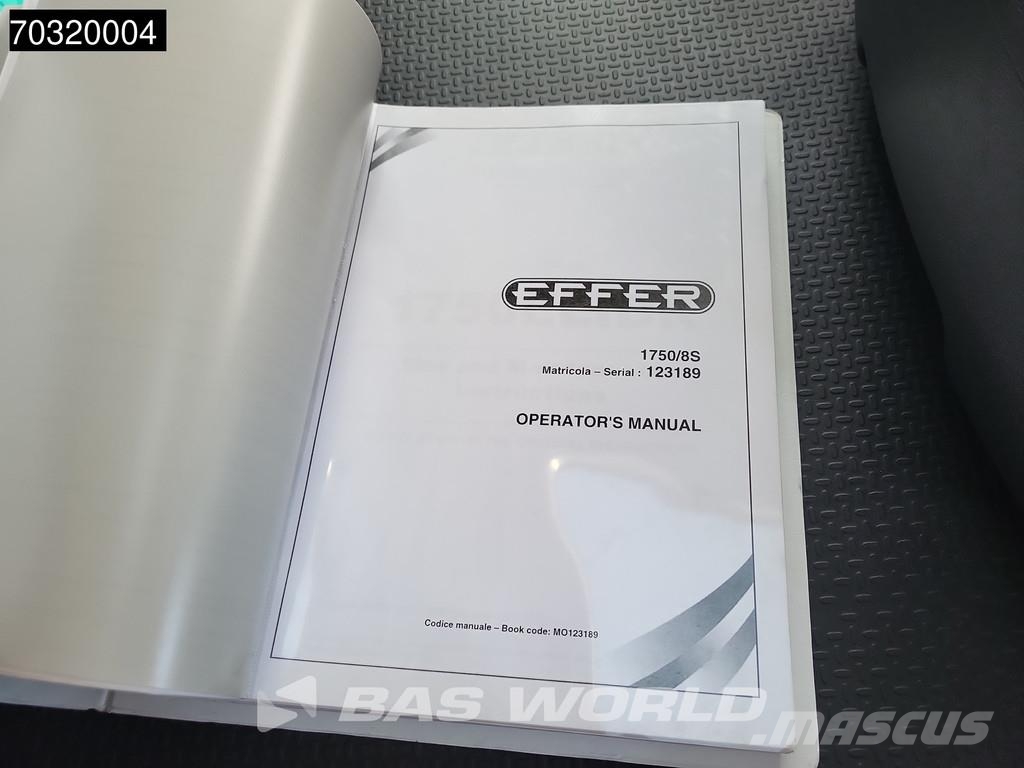Scania G490 8X4 EFFER 1750/8S + JIB 6S Crane Kran Winch B Camiones de cama baja