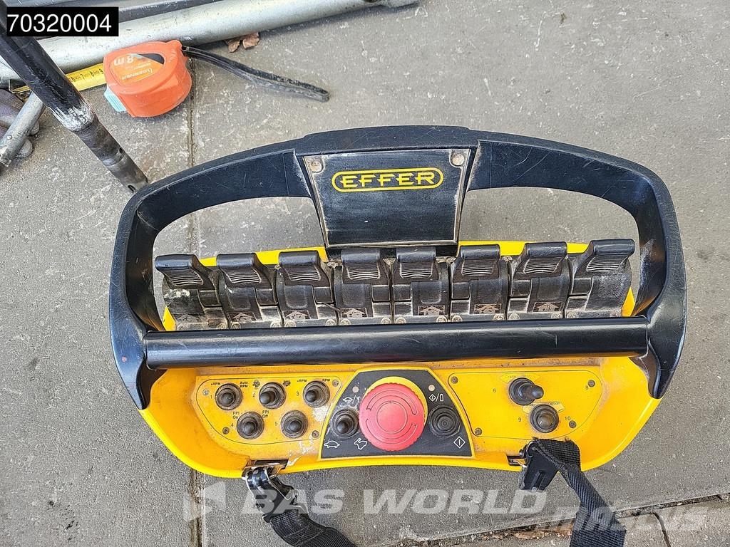 Scania G490 8X4 EFFER 1750/8S + JIB 6S Crane Kran Winch B Вантажівки-платформи/бокове розвантаження