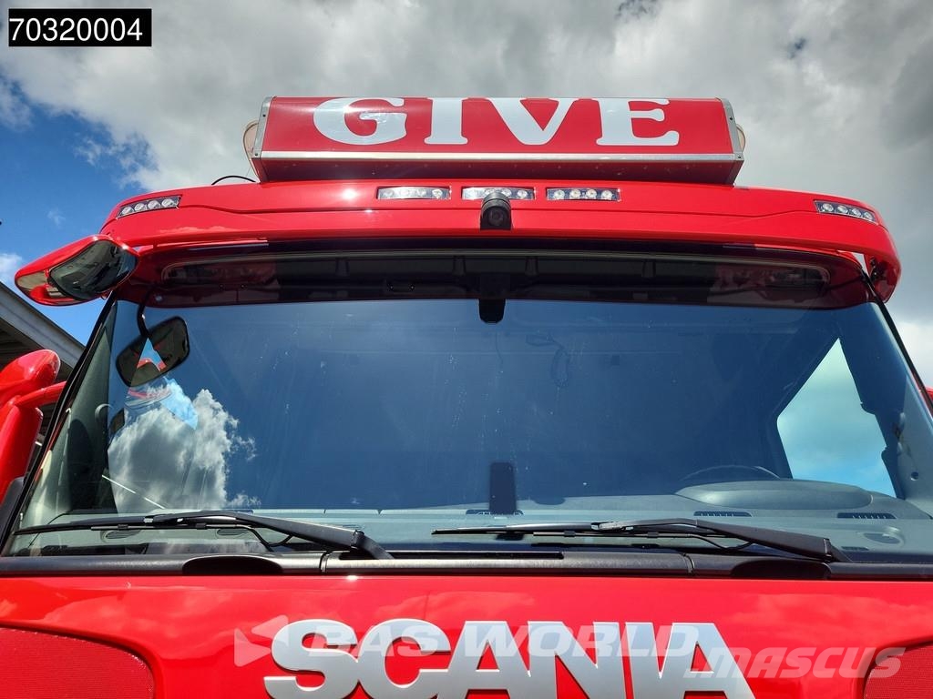 Scania G490 8X4 EFFER 1750/8S + JIB 6S Crane Kran Winch B Camiones de cama baja