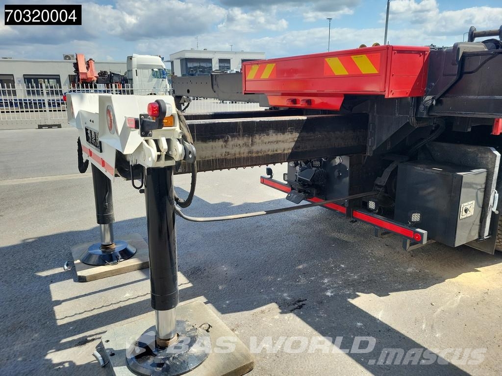 Scania G490 8X4 EFFER 1750/8S + JIB 6S Crane Kran Winch B Вантажівки-платформи/бокове розвантаження