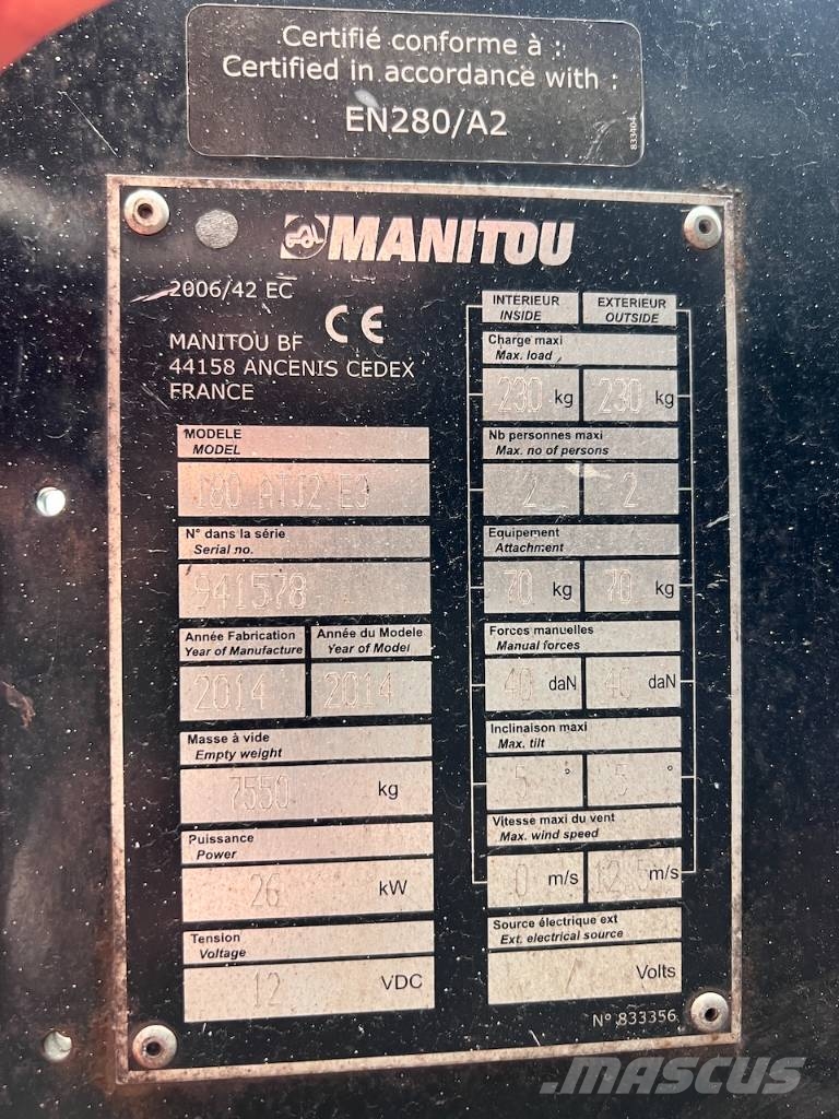 Manitou 180 ATJ Zglobne dvižne ploščadi