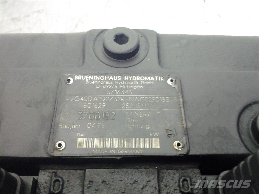 Brueninghaus Hydromatik A4VG40DA1D2/32R-Liebherr L507-5716343-Drive pump Υδραυλικά