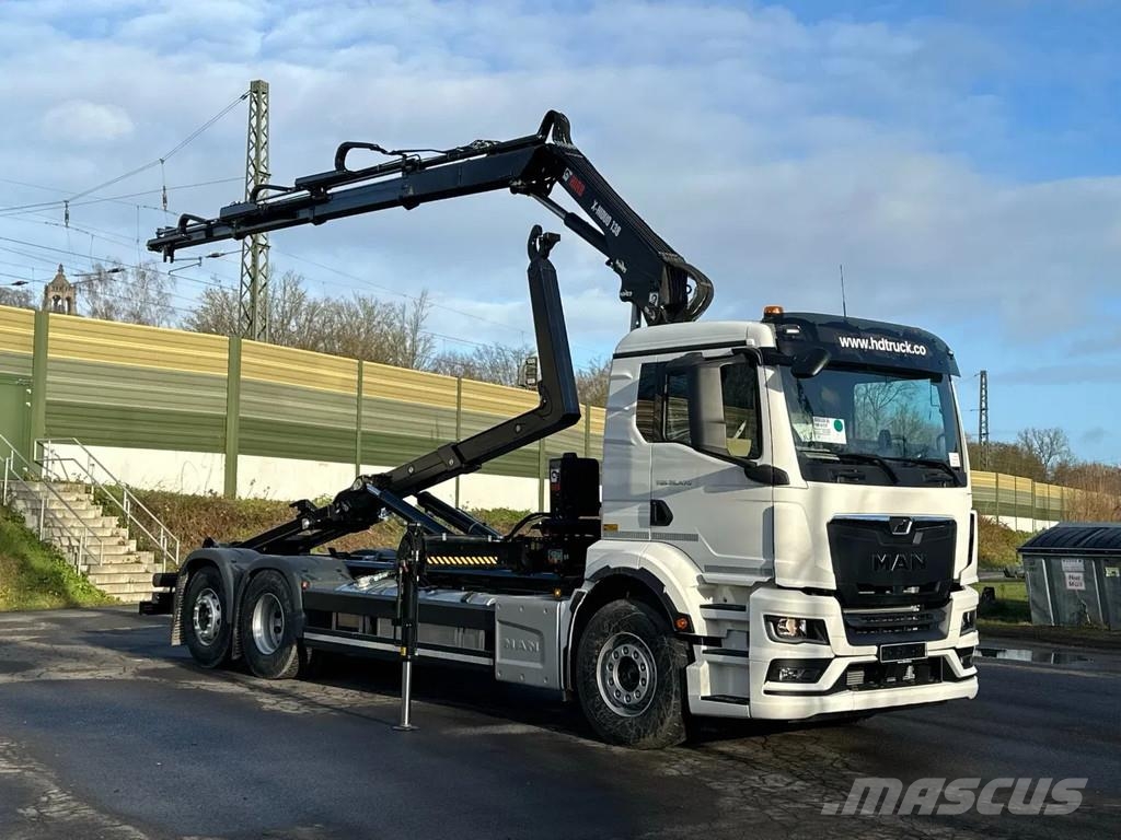 MAN TGS 26.520 MAN TGS 26.520 6x2 Abrollkipper + Kran Hook lift trucks
