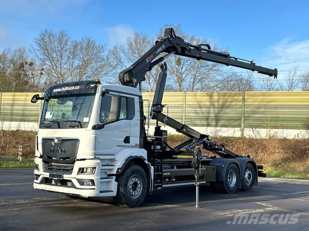 MAN TGS 26.520 MAN TGS 26.520 6x2 Abrollkipper + Kran Hook lift trucks