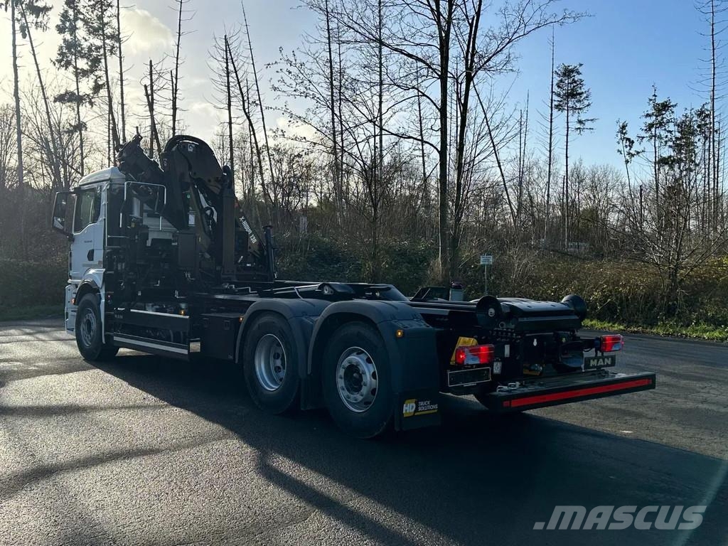 MAN TGS 26.520 MAN TGS 26.520 6x2 Abrollkipper + Kran Hook lift trucks