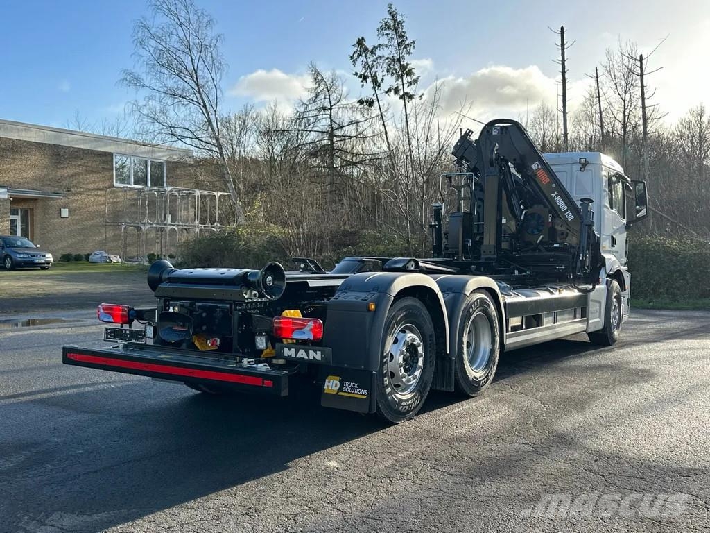 MAN TGS 26.520 MAN TGS 26.520 6x2 Abrollkipper + Kran Hook lift trucks