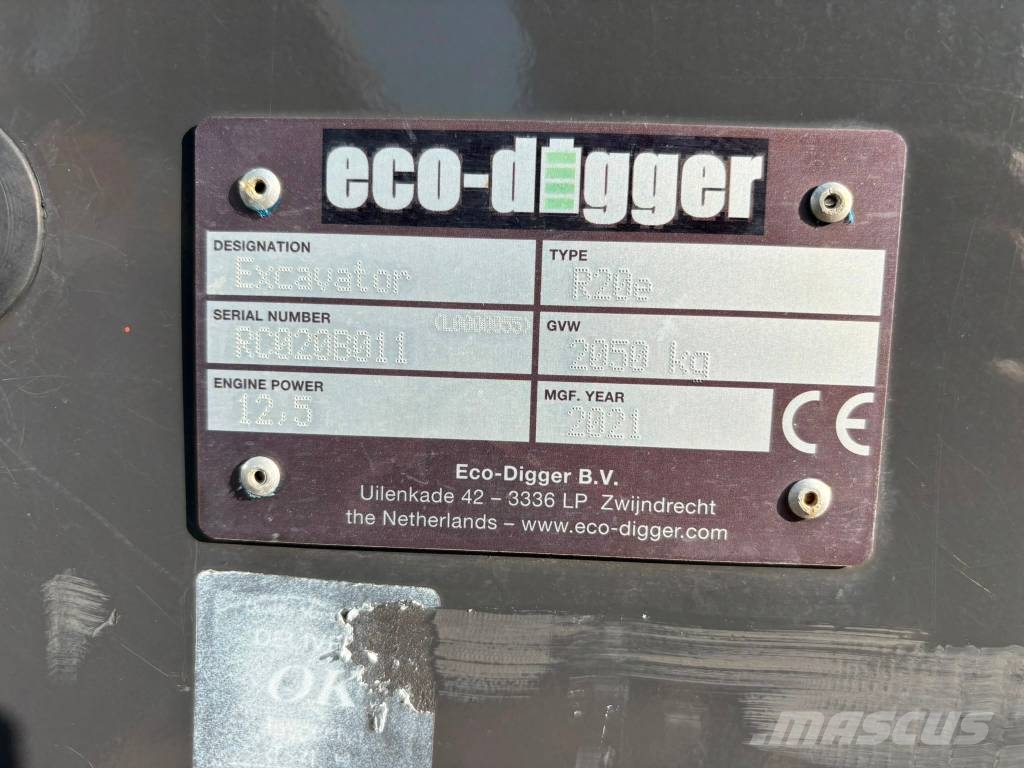 CASE CX 20 E Minigraafmachines < 7t