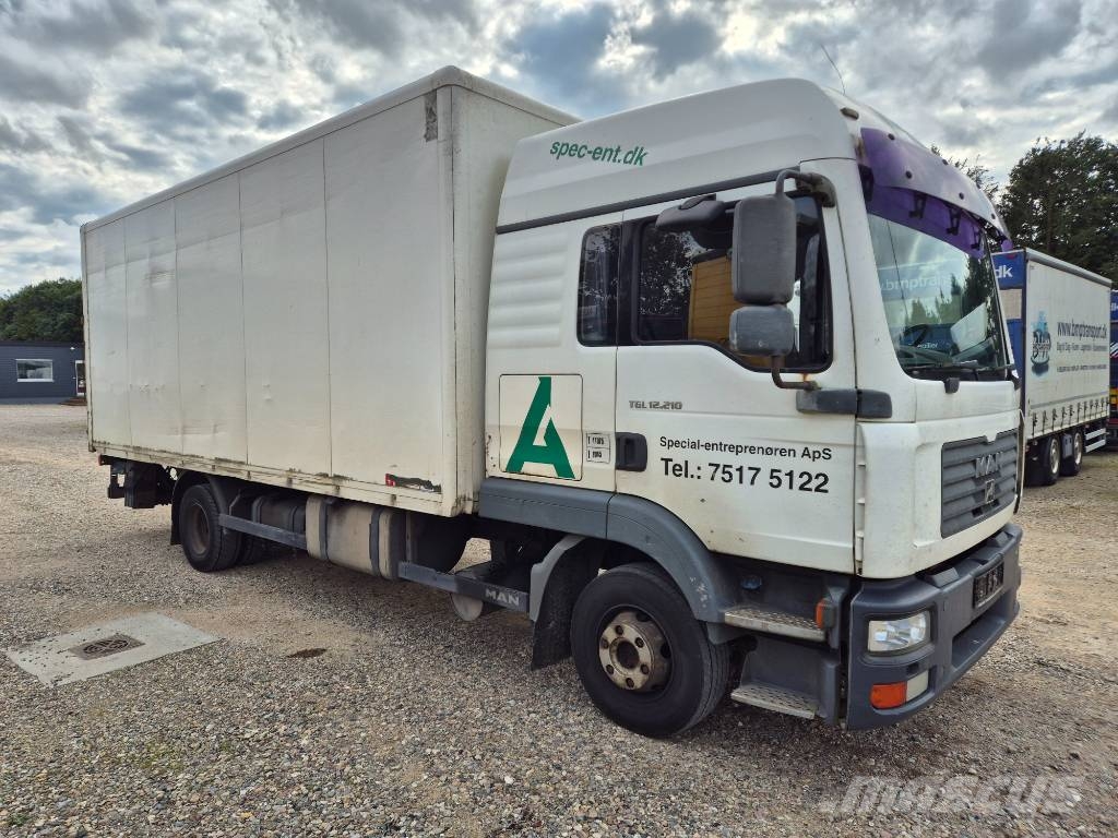 MAN TGL 10 / 12.180 4x2 with lift /ramp Camiones caja cerrada