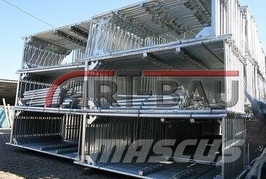 Građevinska fasadna skela 195,00m² Plettac Pastolių įrengimai
