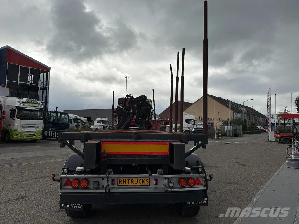 Kel-Berg 4 AXLE - BPW - EXTENDABLE - HOLZ/WOOD/HOUT Holztransportauflieger